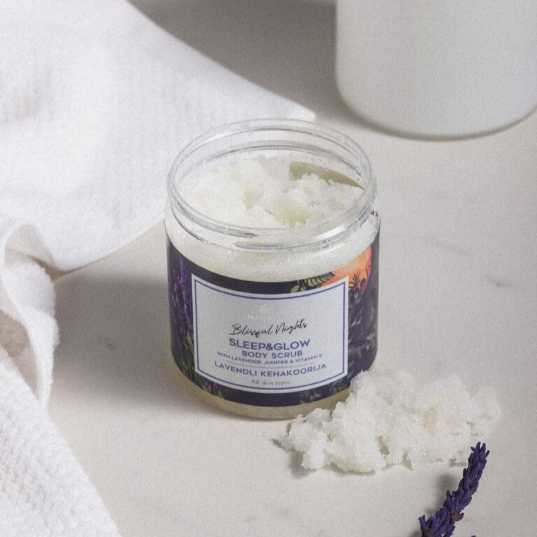 Lavender Body Scrub With Grapefruit Essential Oil - 250 ml