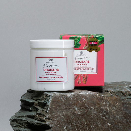 Rhubarb Hair Mask With Castor Oil - 250 ml