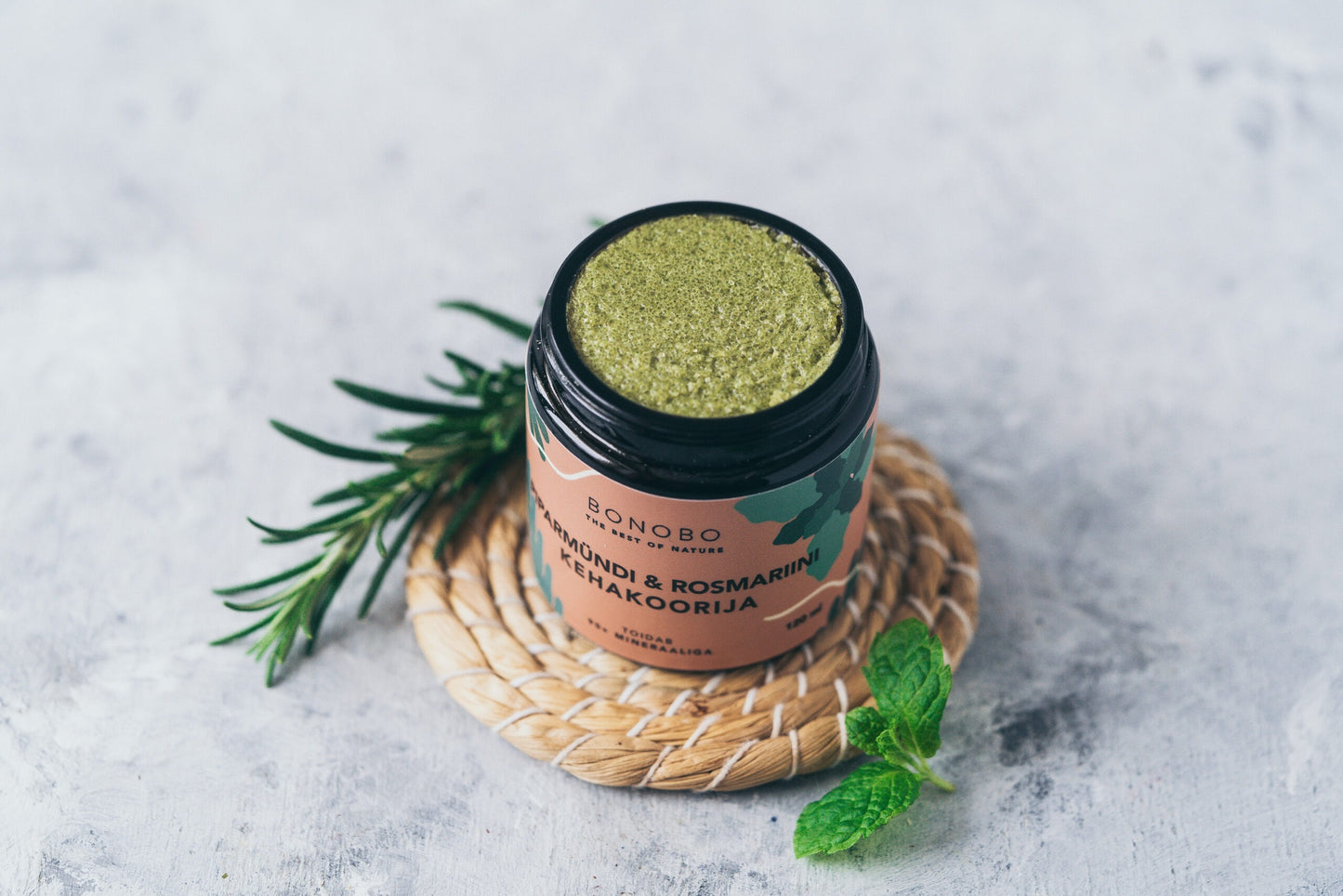 Body Scrub — Peppermint and Rosemary