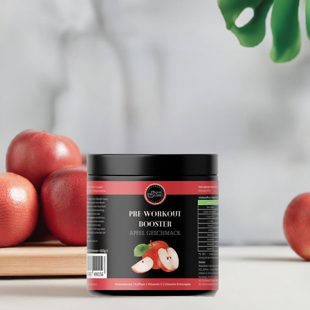 Pre-Workout Booster - Flavor: Apple